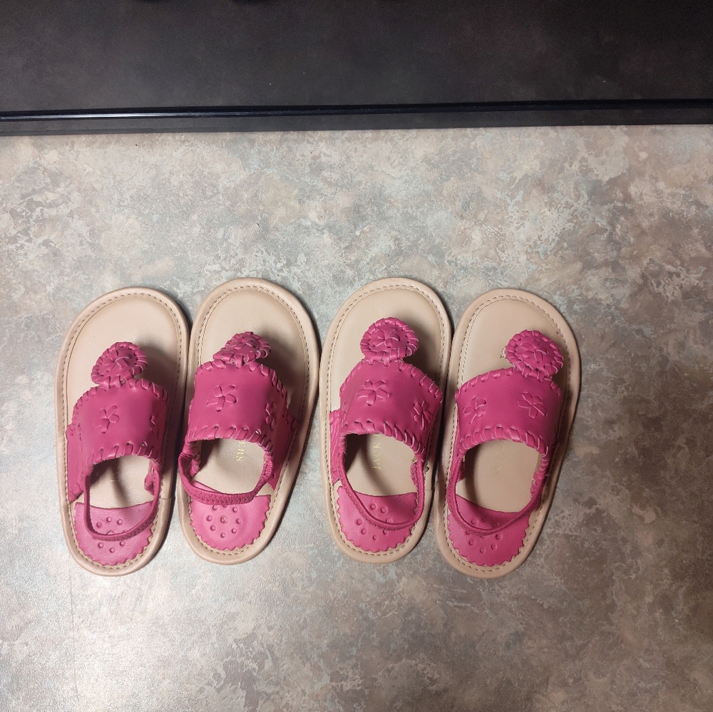Pink Sandals From Jack Rogers Size 9-12 Months Bundle - Picture 3 of 8